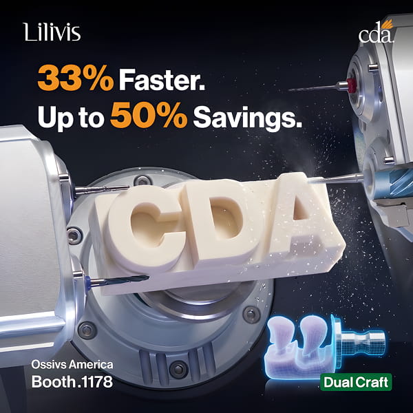 Lilivis MILL with DualCraft and Zero Waste Milling technology at CDA Presents 2026